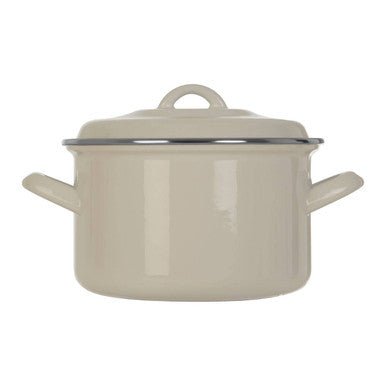 Porter White Enamel 18cm Casserole Dish - Bargainia.com - 5018705452371