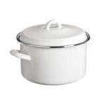 Porter White Enamel 22cm Casserole Dish - Bargainia.com - 5018705452456