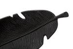 Prato Black Finish Curved Leaf Dish - Bargainia.com - 5018705498119
