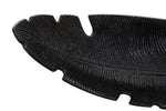 Prato Black Finish Curved Leaf Dish - Bargainia.com - 5018705498119