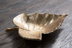 Prato Gold Finish Leaf Dish - Bargainia.com - 5018705438245