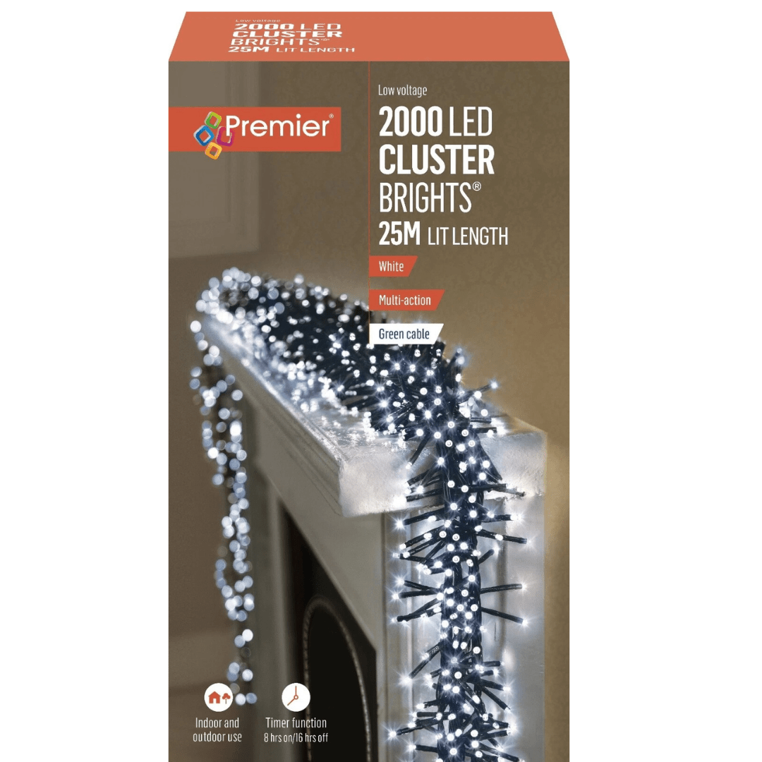 Premier 2000 Multi - Action LED Clusters - White - Bargainia.com - 5053844154793 - LV162177W
