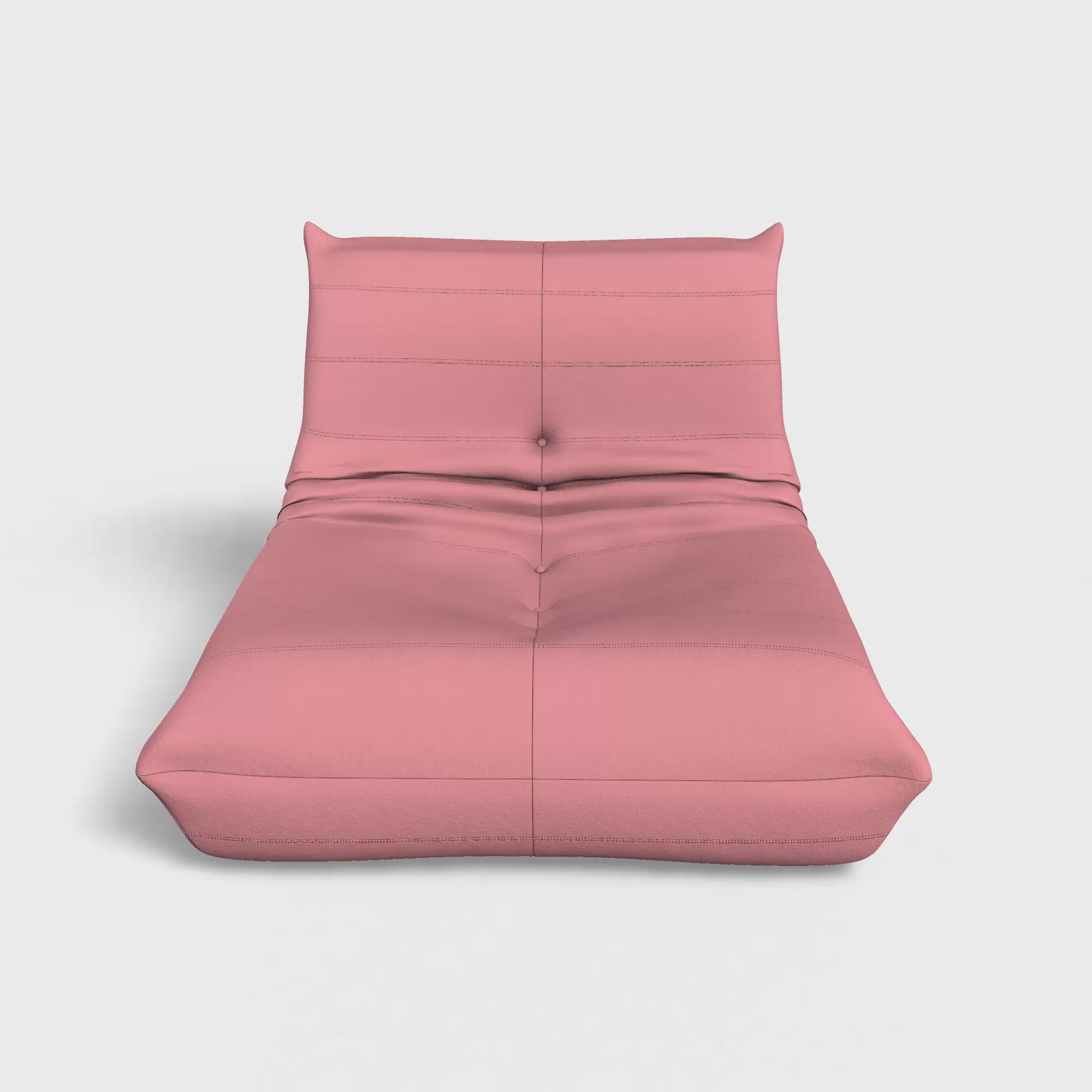 Load video: Cocoon Rose Pink Floor Sofa Lounge Chair - Suede Effect Clearance