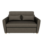 Dahlia Brown 2 Seater Pull Out Sofa Bed - Convertible Sleeper Sofa Sofas Bargainia