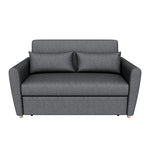 Dahlia Grey 2 Seater Pull Out Sofa Bed - Convertible Sleeper Sofa Sofas Bargainia