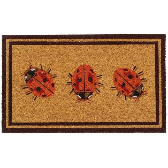 Printed Coir Doormats 45x75 cm - Bargainia.com - 5026134619029 - MMCOIR_LDYBRD_045X075