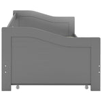 Pull - out Sofa Bed Frame without Mattress Grey 90x200 cm - Bargainia.com - 