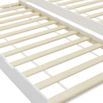 Pull - out Sofa Bed Frame without Mattress White Pinewood 90x200 cm - Bargainia.com - 