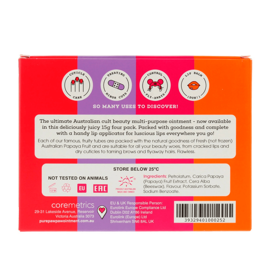 Pure Paw Paw Ointment 4 Pack 15G Clearance