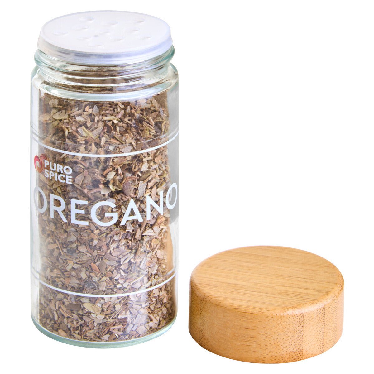 Puro Bamboo Revolving Spice Rack with 16 Jars - Bargainia.com - 5063227018901