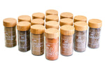 Puro Bamboo Revolving Spice Rack with 16 Jars - Bargainia.com - 5063227018901