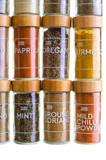 Puro Bamboo Revolving Spice Rack with 16 Jars - Bargainia.com - 5063227018901