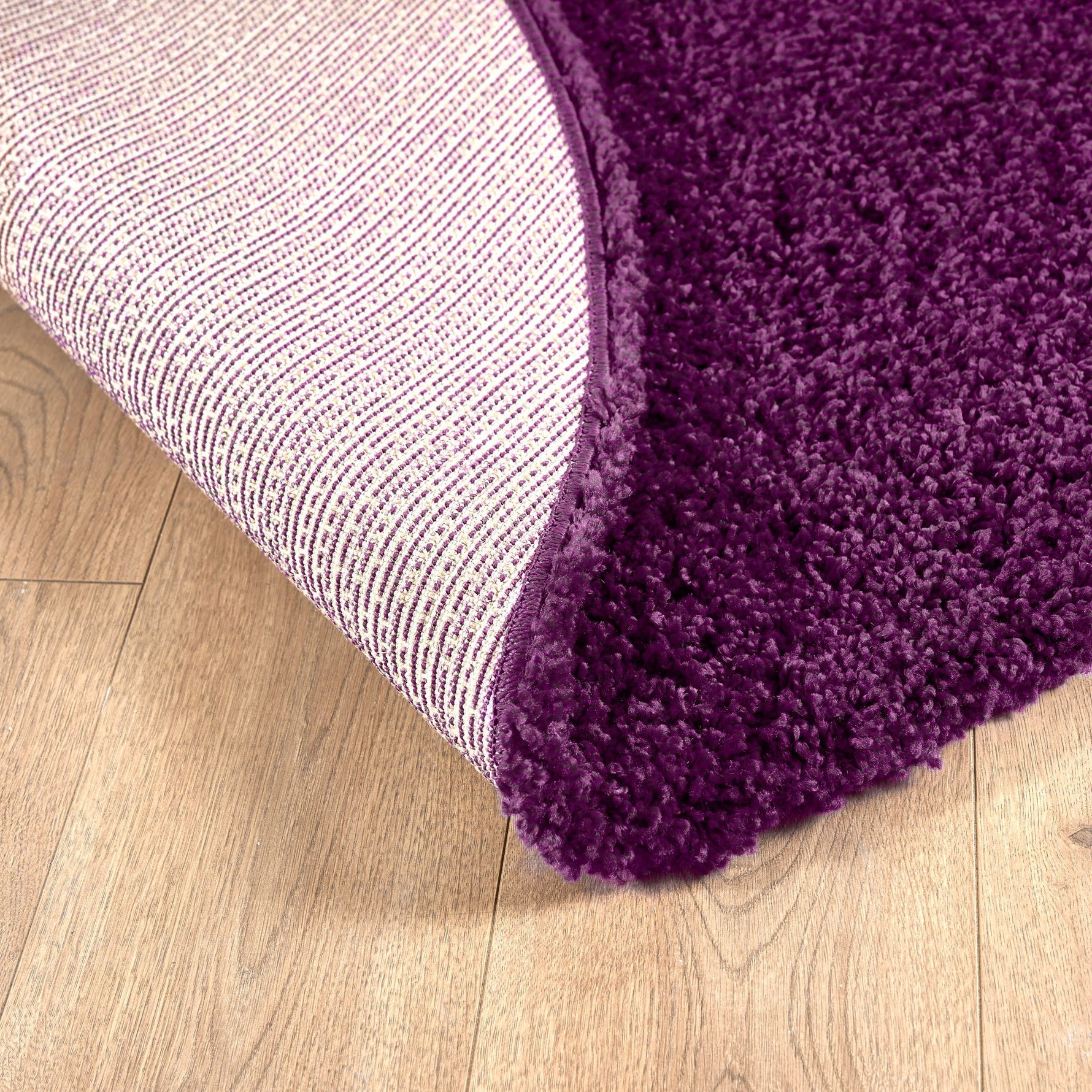 Purple Thick Shaggy Rug - California - Bargainia.com - 