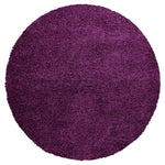 Purple Thick Shaggy Rug - California - Bargainia.com - 