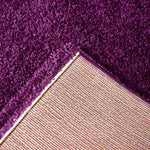 Purple Thick Shaggy Rug - California - Bargainia.com - 