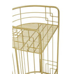 Rabia Gold Finish Bar Chair - Bargainia.com - 5018705497723