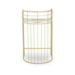 Rabia Gold Finish Bar Chair - Bargainia.com - 5018705497723