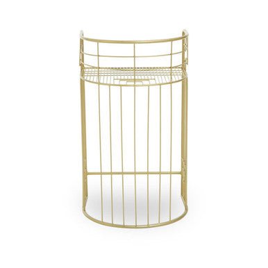 Rabia Gold Finish Bar Chair - Bargainia.com - 5018705497723