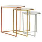 Rabia Nest Of 3 Hexagonal Nesting Table - Bargainia.com - 5018705463261