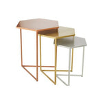 Rabia Nest Of 3 Hexagonal Nesting Table - Bargainia.com - 5018705463261