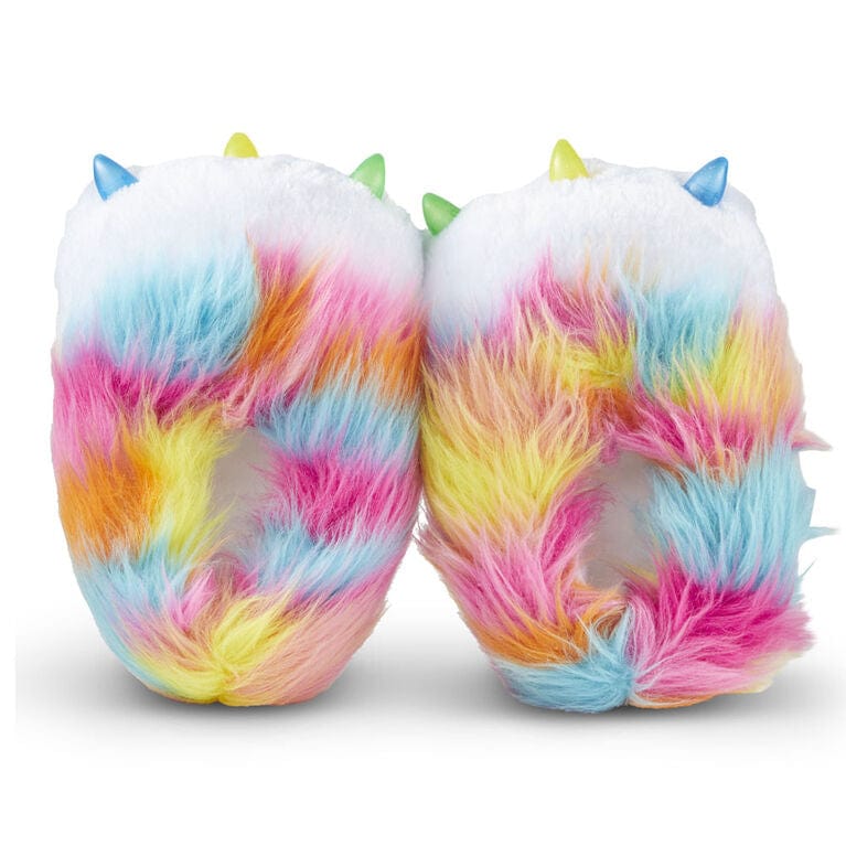 Rainbow Butterfly Unicorn Kitty Action Power Paws Slippers For Kids - Bargainia.com - 21664401637 - TNL-555135-1637