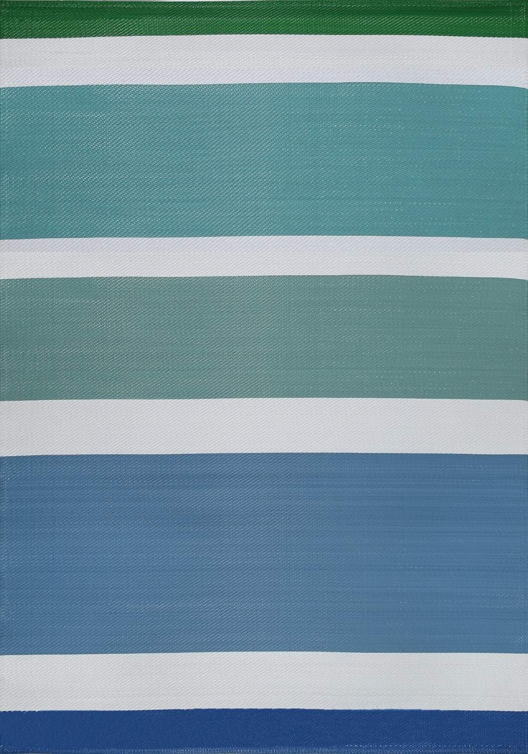 Rainbow Outdoor Rug Blue | 1030 - Bargainia.com - 