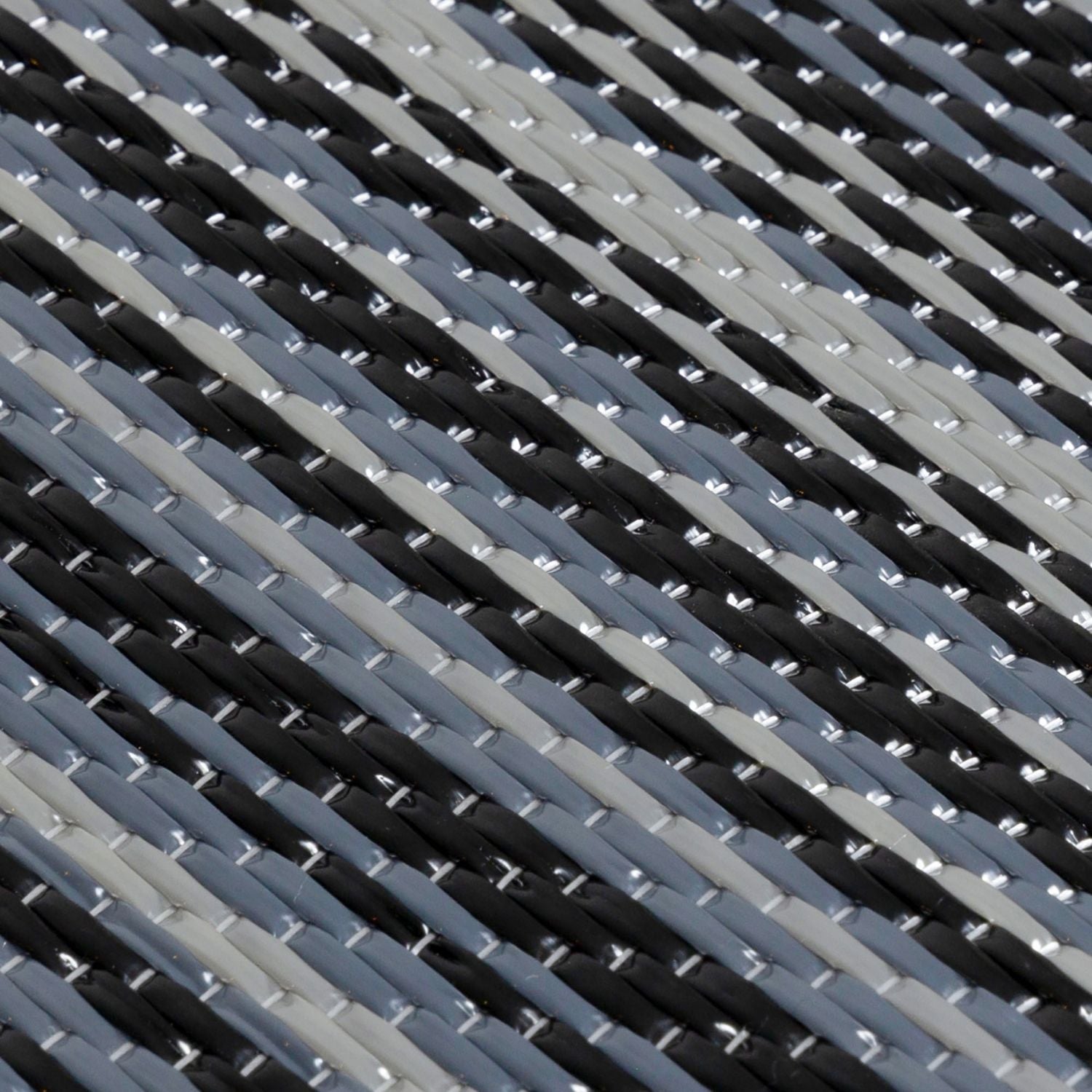 Rainbow Outdoor Rug Dark Grey | 1020 - Bargainia.com - 5056584543537 - 3689