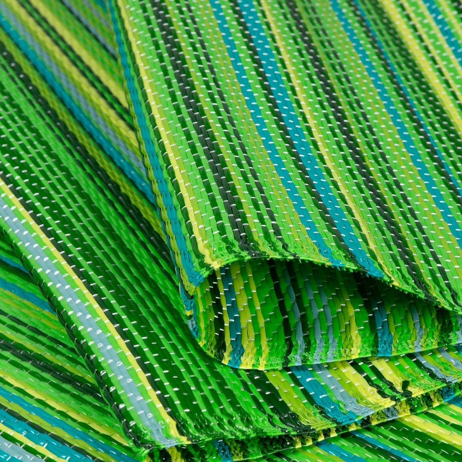 Rainbow Outdoor Rug Green | 1020 - Bargainia.com - 5056584543445 - 3680