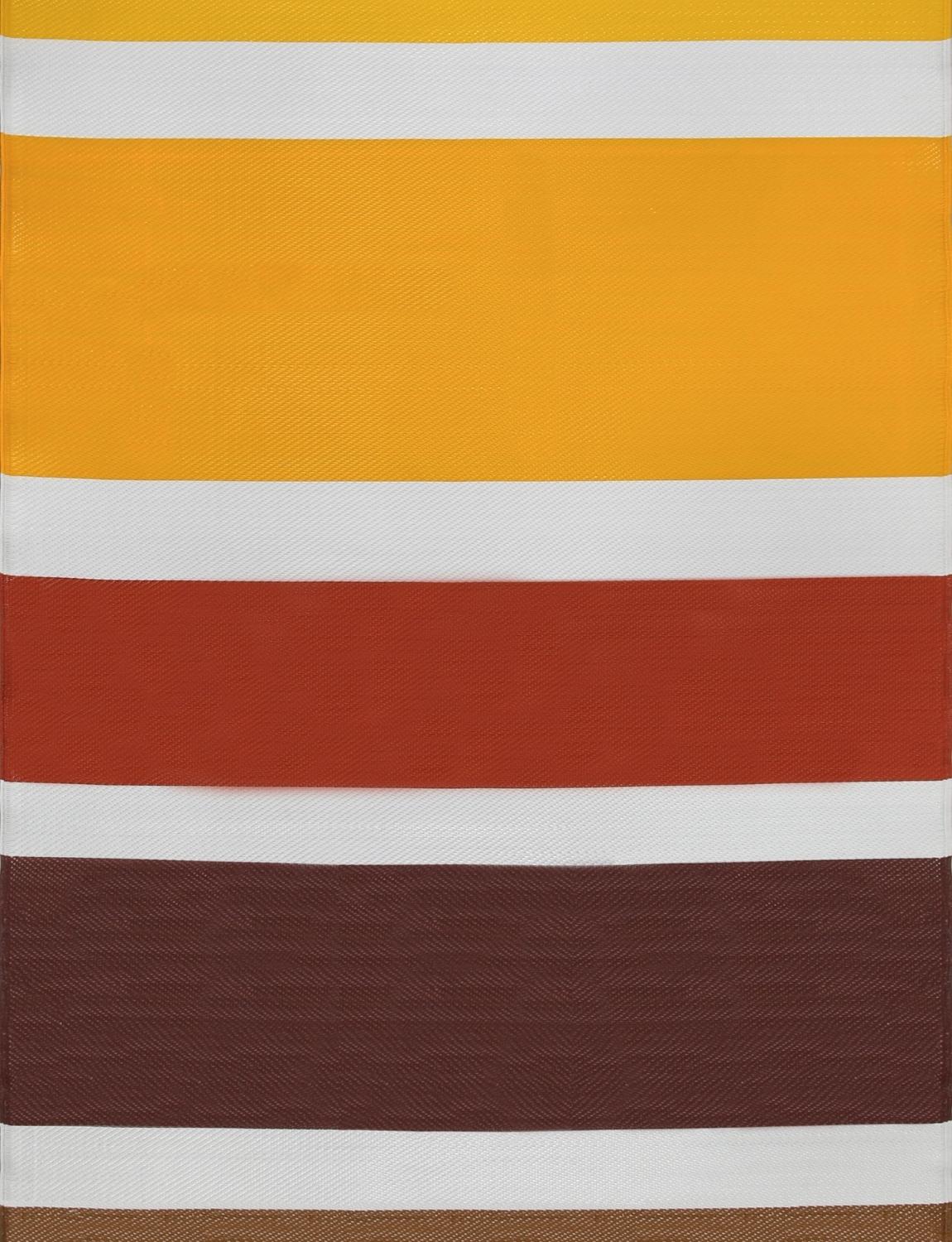 Rainbow Outdoor Rug Yellow | 1030 - Bargainia.com - 