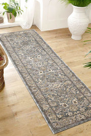 Raja Traditional Rug – Grey Vintage Elegance - Bargainia.com - 5053095269086 - MAR-70-NJ1-E 120/180