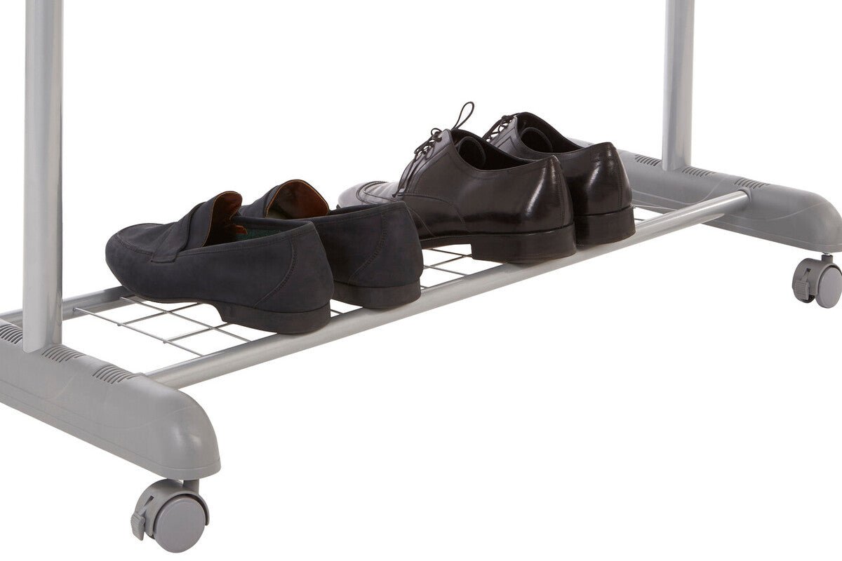 Ralesi Clothes Hanging Rail With Shoe Rack - Bargainia.com - 5018705721835