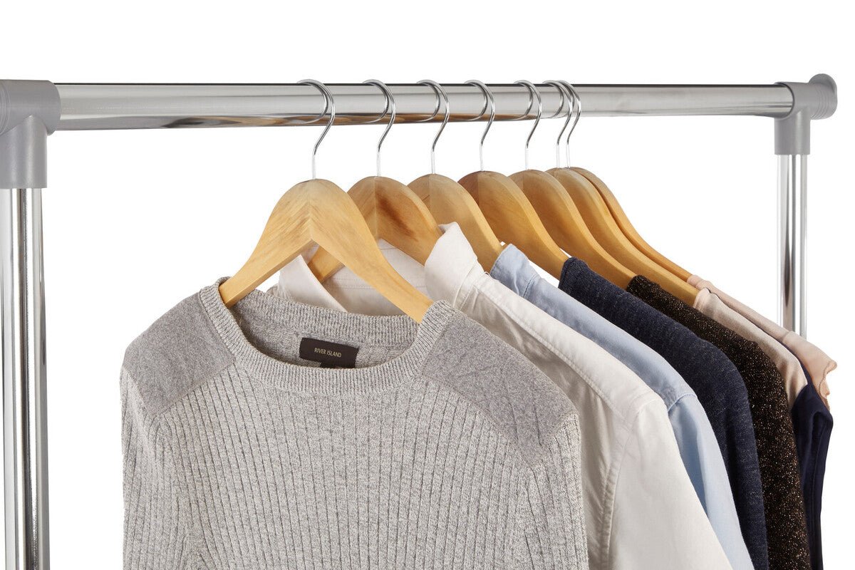 Ralesi Clothes Hanging Rail With Shoe Rack - Bargainia.com - 5018705721835