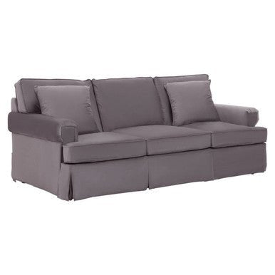 Ralph Three Seat Grey Velvet Sofa - Bargainia.com - 
