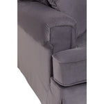 Ralph Three Seat Grey Velvet Sofa - Bargainia.com - 