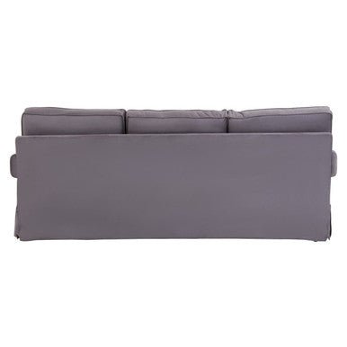 Ralph Three Seat Grey Velvet Sofa - Bargainia.com - 