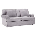 Ralph Two Seat Grey Velvet Sofa - Bargainia.com - 