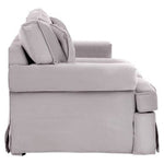 Ralph Two Seat Grey Velvet Sofa - Bargainia.com - 