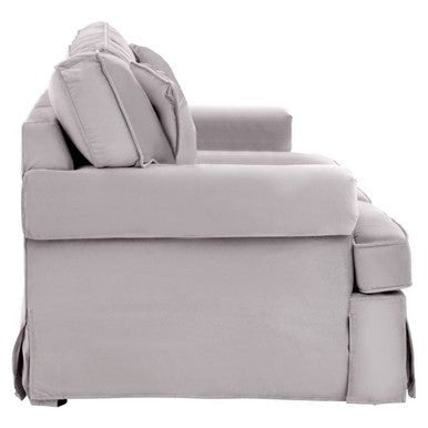 Ralph Two Seat Grey Velvet Sofa - Bargainia.com - 