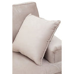 Ralph Two Seat Mink Velvet Sofa - Bargainia.com - 