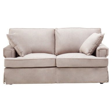 Ralph Two Seat Mink Velvet Sofa - Bargainia.com - 
