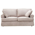 Ralph Two Seat Mink Velvet Sofa - Bargainia.com - 