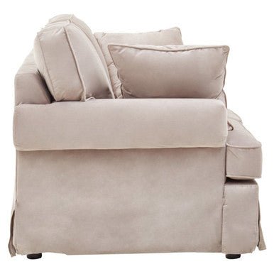 Ralph Two Seat Mink Velvet Sofa - Bargainia.com - 