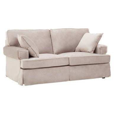 Ralph Two Seat Mink Velvet Sofa - Bargainia.com - 