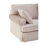 Ralph Two Seat Mink Velvet Sofa - Bargainia.com - 