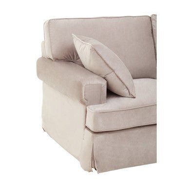 Ralph Two Seat Mink Velvet Sofa - Bargainia.com - 