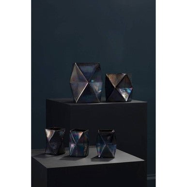 Rambia Large Oil Slick Glass Candle Holder - Bargainia.com - 5018705440088
