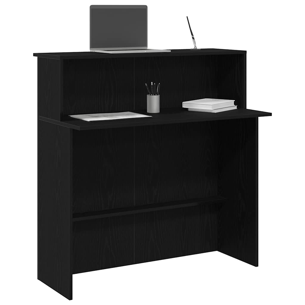 Reception Desk Black 100x50x103.5 cm Engineered Wood - Bargainia.com - 8721158658623 - 859025