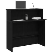Reception Desk Black 100x50x103.5 cm Engineered Wood - Bargainia.com - 8721158658623 - 859025