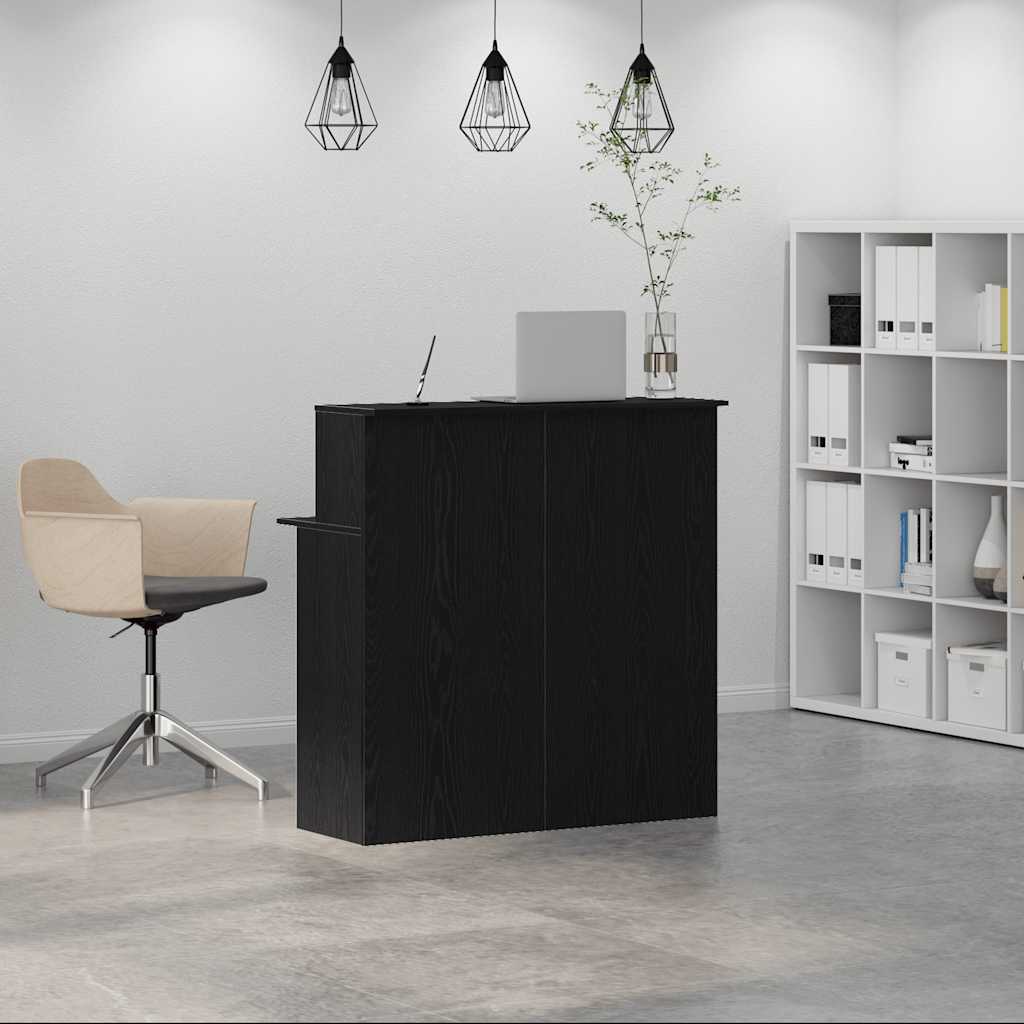 Reception Desk Black 100x50x103.5 cm Engineered Wood - Bargainia.com - 8721158658623 - 859025