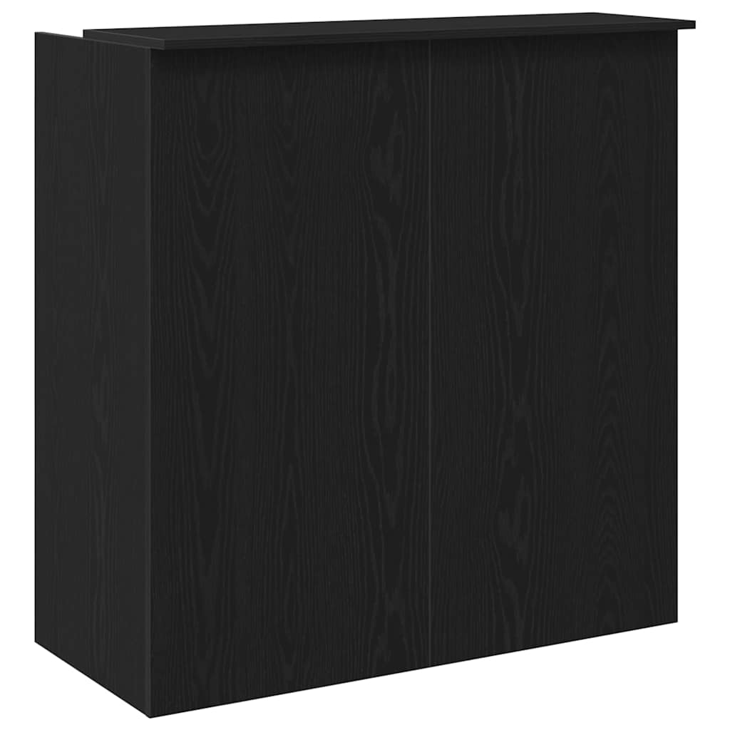 Reception Desk Black Oak 100x50x103.5 cm Engineered Wood - Bargainia.com - 8721158629326 - 3324161